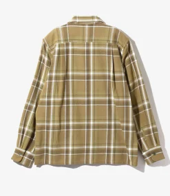 6-Pocket Classic Shirt - Olive - Cotton Plaid Twill