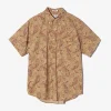 Popover BD Shirt - Khaki Cotton Paisley Print