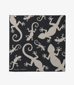 Printed Bandana - Black - Gecko