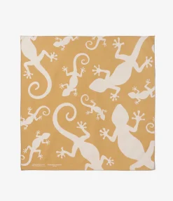 Printed Bandana - Khaki - Gecko