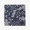 Printed Bandana - Navy - Geometry