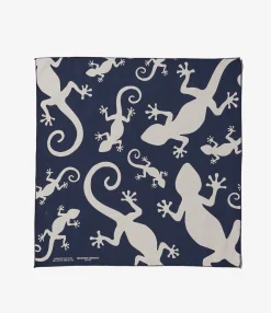 Printed Bandana - Navy - Gecko