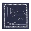 Printed Bandana - Navy - Stained Glass