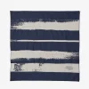 Printed Bandana - Navy - Stripe