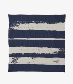 Printed Bandana - Navy - Stripe