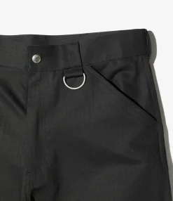 PTB Pant - Black - Cotton Herringbone Twill