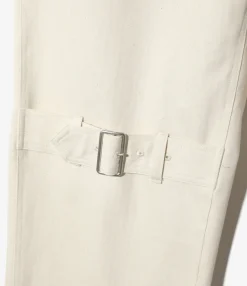 PTB Pant - Off White - Cotton Herringbone Twill