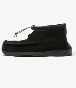 QR Moccasin - High - Black