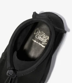 QR Moccasin - High - Black