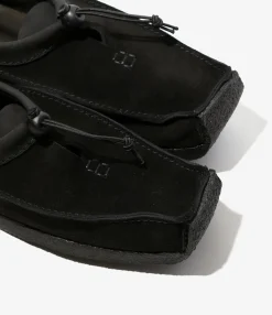 QR Moccasin - Low - Black