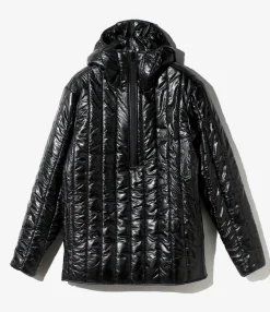Quilted Pullover Parka - Black - Nylon Ripstop