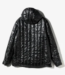 Quilted Pullover Parka - Black - Nylon Ripstop