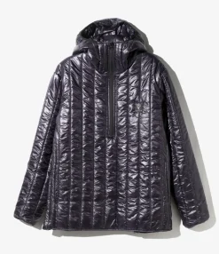 Quilted Pullover Parka - Purple - Nylon Ripstop