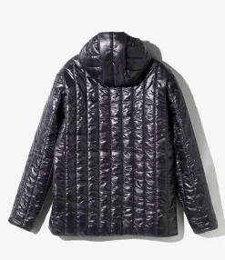 Quilted Pullover Parka - Purple - Nylon Ripstop