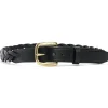 1 1/4" Braided Belt - Black