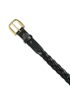 1 1/4" Braided Belt - Black
