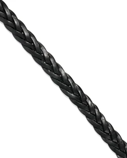 1 1/4" Braided Belt - Black