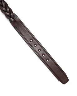 1 1/4" Braided Belt - Havana