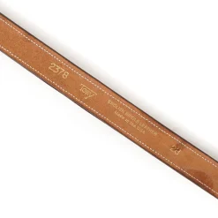 1" Clincher Belt - Oak/Brass