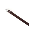 1 1/4" Nickel Hoof Pick Belt - Havana