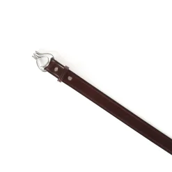 1 1/4" Nickel Hoof Pick Belt - Havana