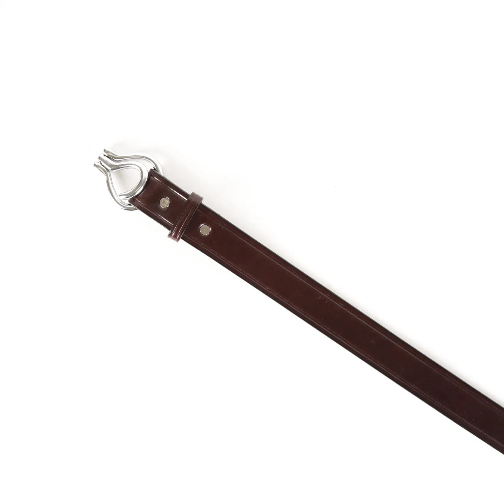 1 1/4" Nickel Hoof Pick Belt - Havana