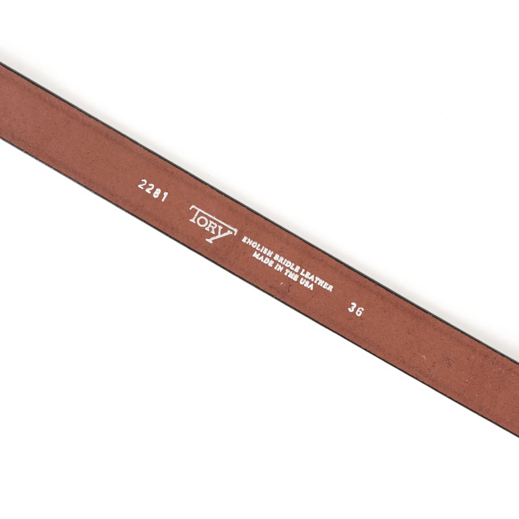 1 1/4" Nickel Hoof Pick Belt - Havana