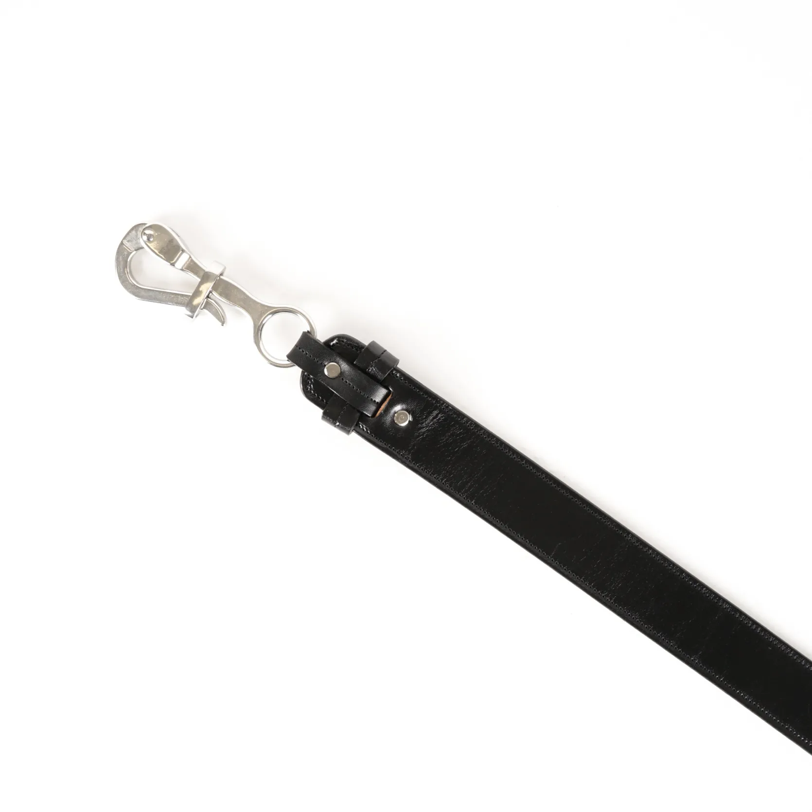 1 1/2" Pelican Belt with Unique Buckle - Black Havana