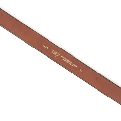 1 1/2" Pelican Belt with Unique Buckle - Havana