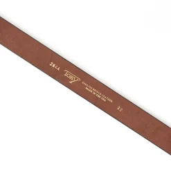 1 1/4" Strap Belt - Havana Dee Keeper/Brass