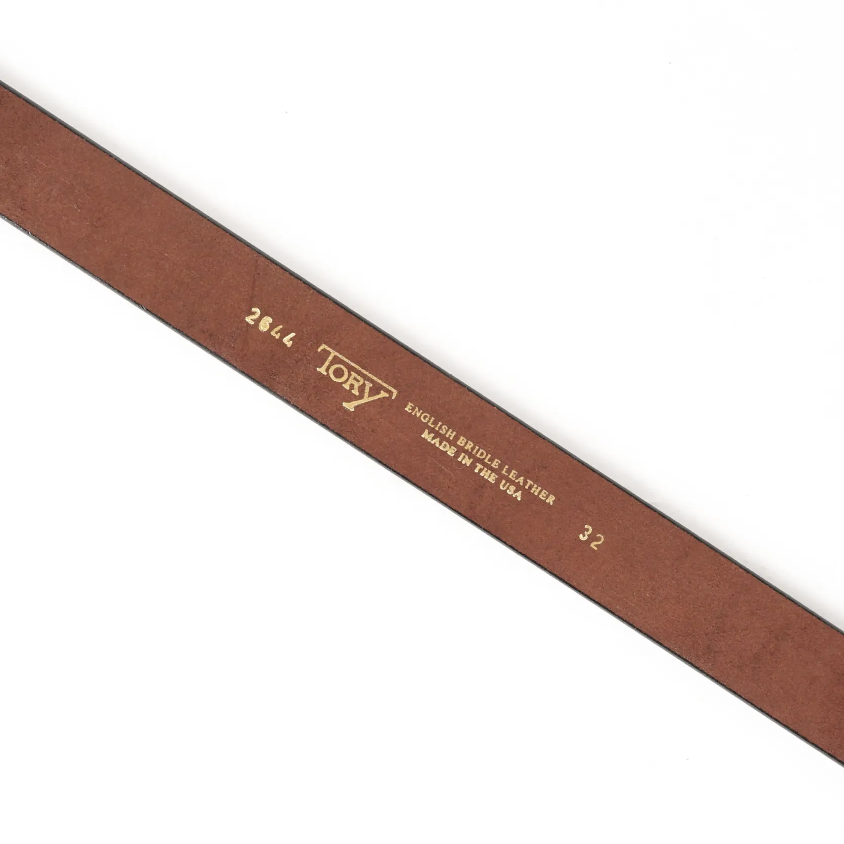 1 1/4" Strap Belt - Havana Dee Keeper/Brass