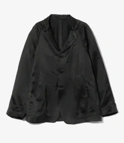 Raglan Jacket - Black - Bright Kersey