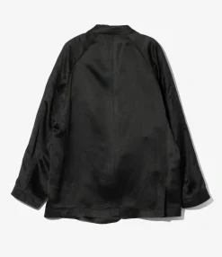 Raglan Jacket - Black - Bright Kersey