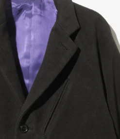 Raglan Jacket - Black - C/W Moleskin