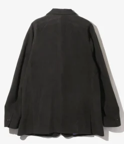 Raglan Jacket - Black - C/W Moleskin