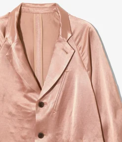 Raglan Jacket - Salmon Pink - Bright Kersey