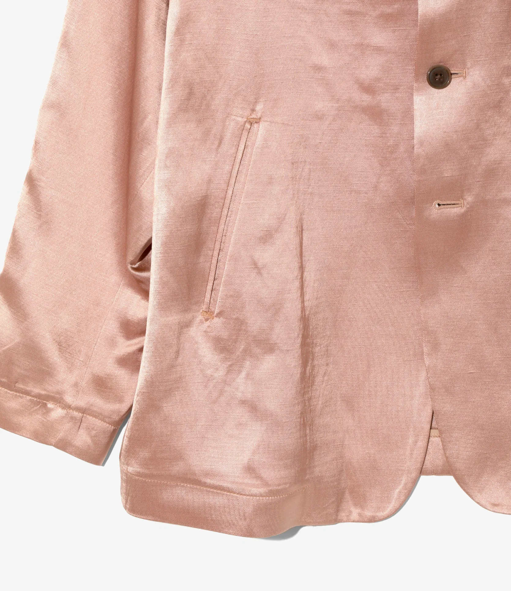 Raglan Jacket - Salmon Pink - Bright Kersey