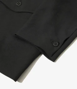 Rancher Coat - Black - Poly Twill