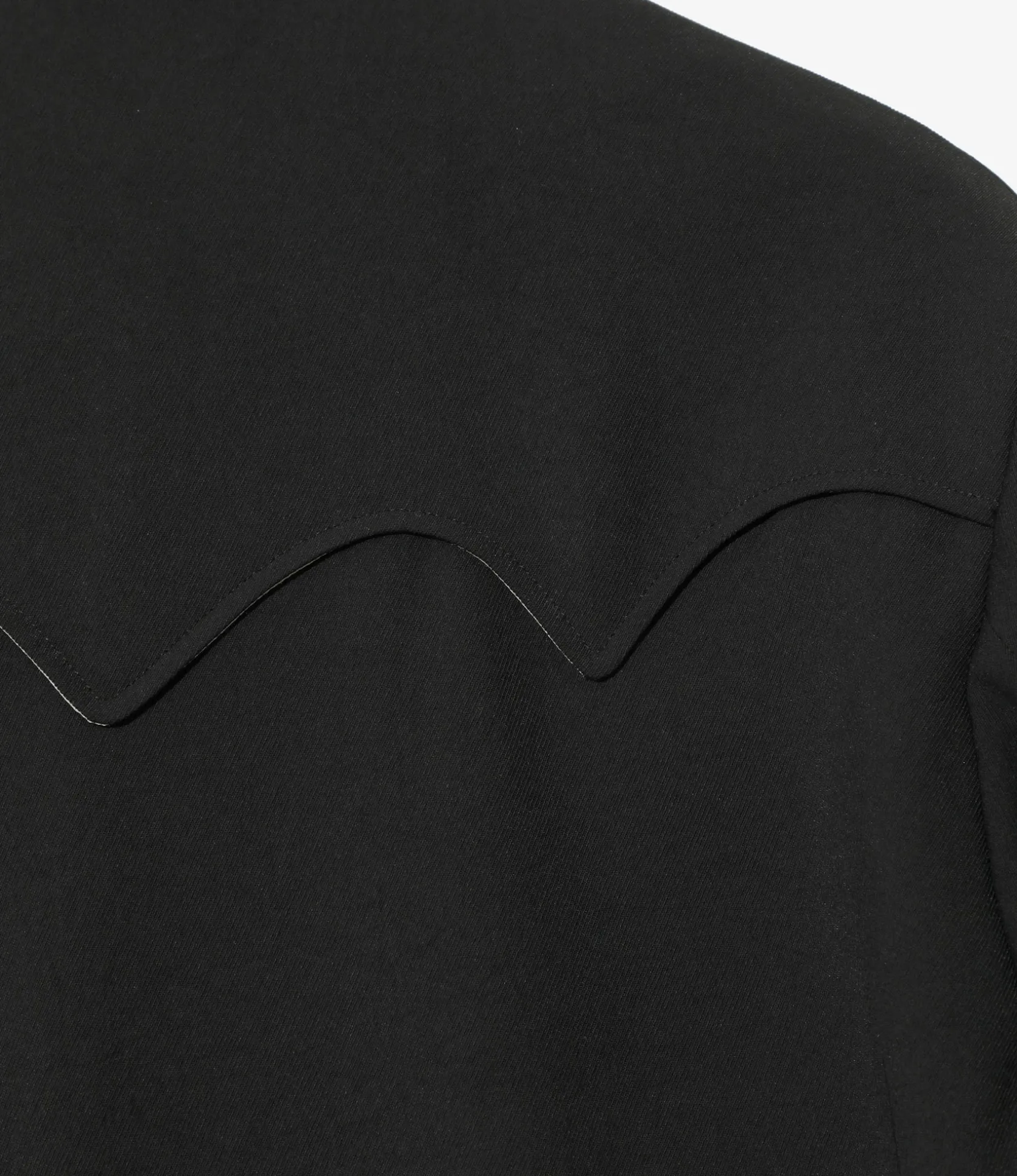 Rancher Coat - Black - Poly Twill