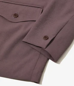 Rancher Coat - Purple - Poly Twill