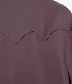 Rancher Coat - Purple - Poly Twill