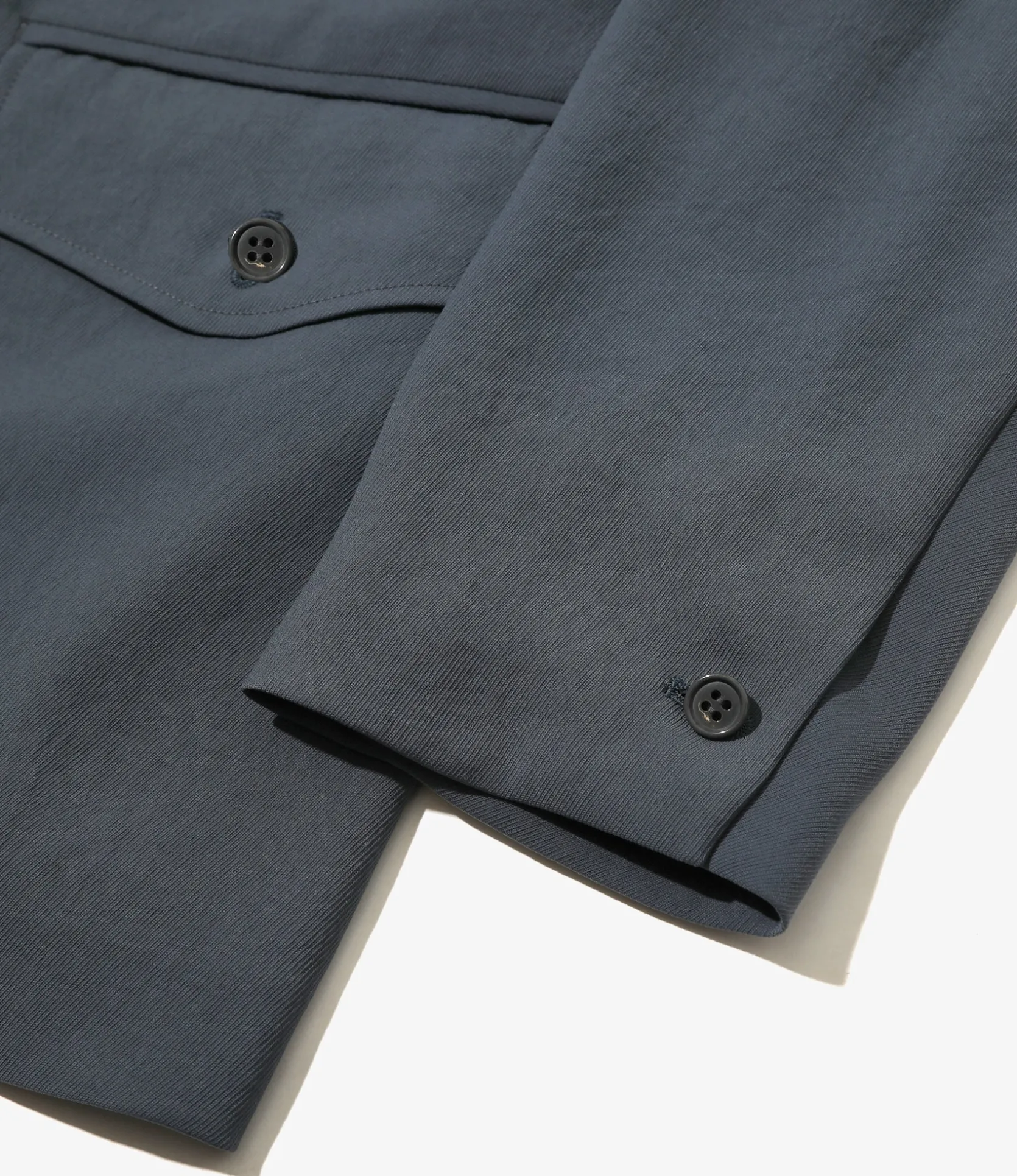 Rancher Coat - Slate Blue - Poly Twill