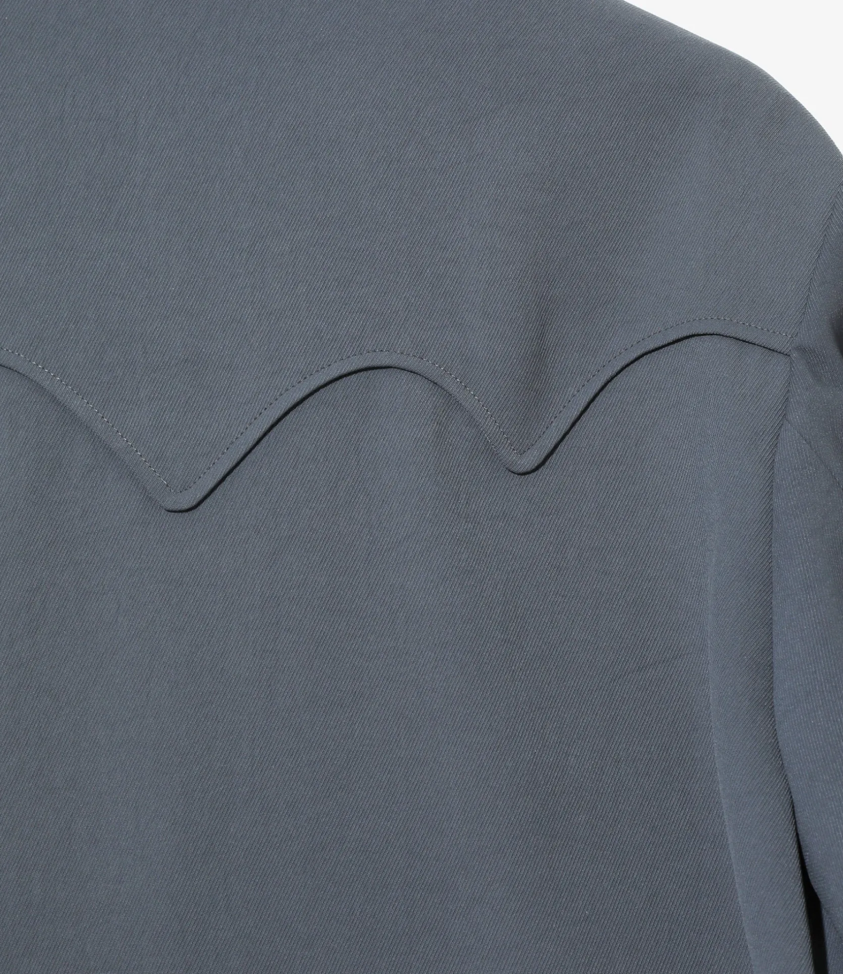 Rancher Coat - Slate Blue - Poly Twill