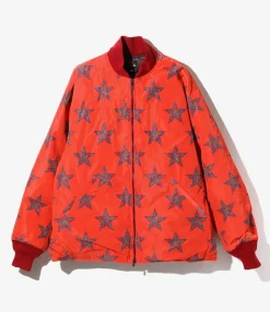 R.C. Down Jacket - Red Star - Poly Taffeta / Printed