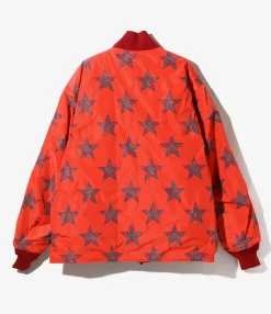 R.C. Down Jacket - Red Star - Poly Taffeta / Printed