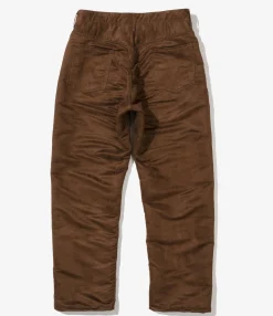 RF Jeans - Brown Polyester Fake Suede