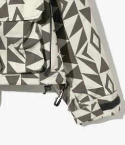 River Trek Jacket - Native Skull & Target - Cotton Ripstop / 3 Layer