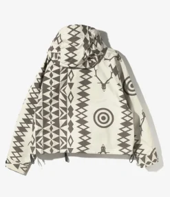 River Trek Jacket - Native Skull & Target - Cotton Ripstop / 3 Layer