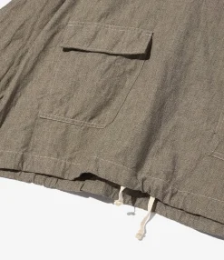 Salvage Smock - H. Grey Cotton Chambray