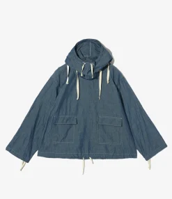 Salvage Smock - Indigo Cotton Chambray